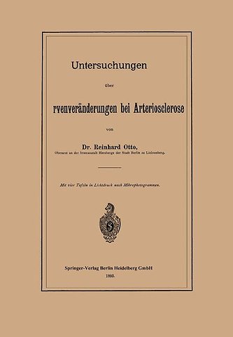 Untersuchungen über Sehnervenveränderungen bei Arteriosclerose