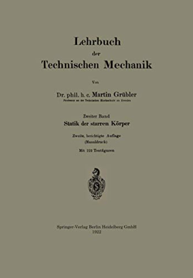 Lehrbuch der Technischen Mechanik