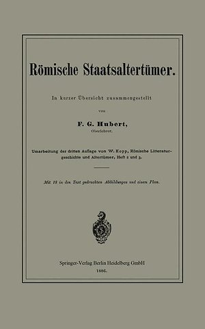 Römische Staatsaltertümer