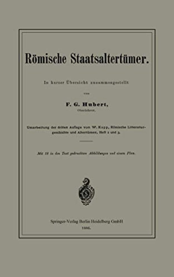 Römische Staatsaltertümer