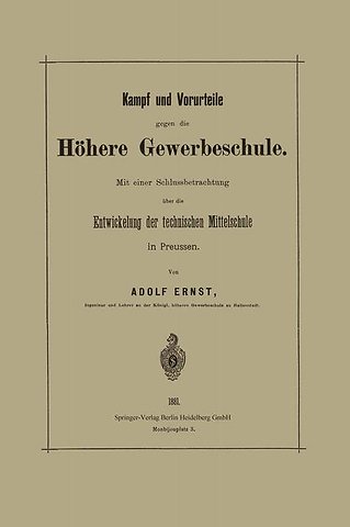 Kampf und Vorurteile gegen die Höhere Gewerbeschule