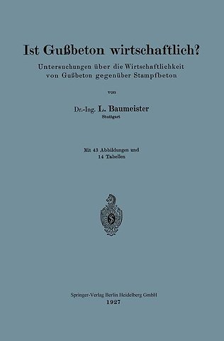 Ist Gußbeton wirtschaftlich?