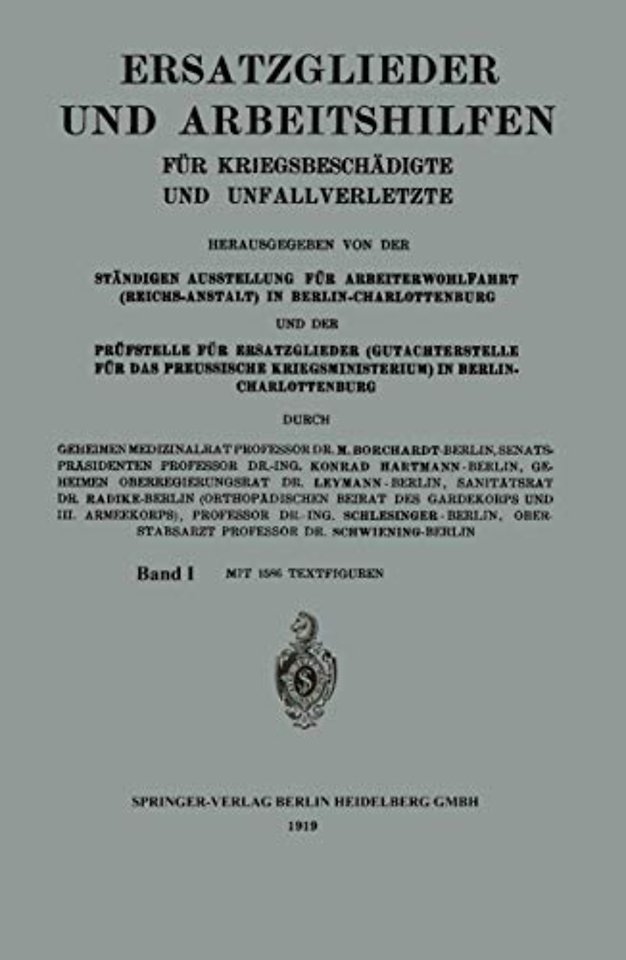 Ersatzglieder und Arbeitshilfen