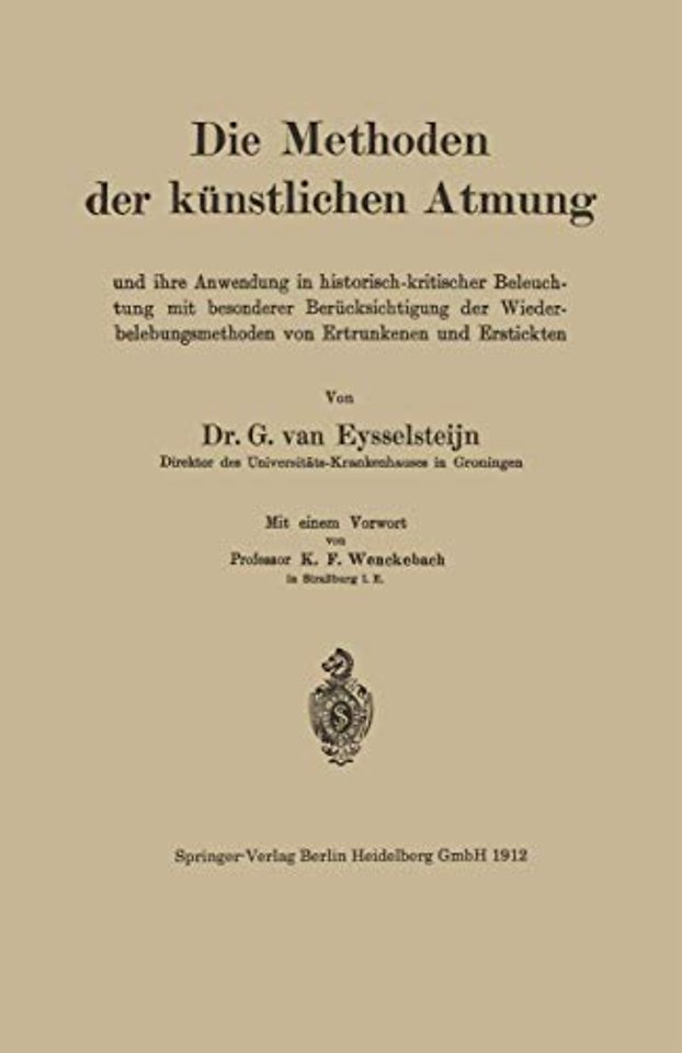 Die Methoden der künstlichen Atmung