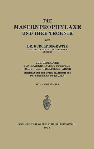 Die Masernprophylaxe und Ihre Technik