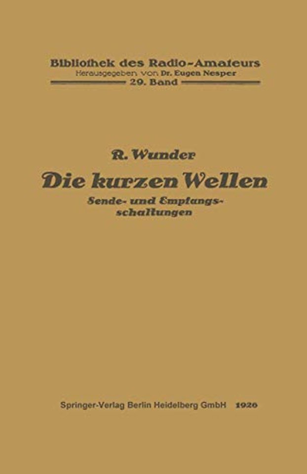Die kurzen Wellen