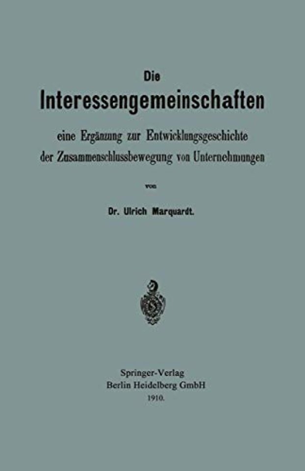 Die Interessengemeinschaften