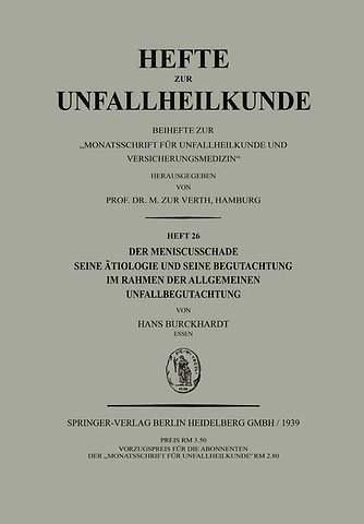 Der Meniscusschade