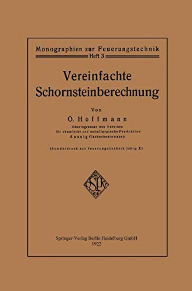 Vereinfachte Schornsteinberechnung