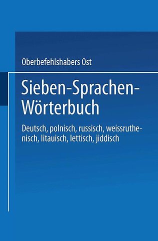Sieben-Sprachen-Wörterbuch