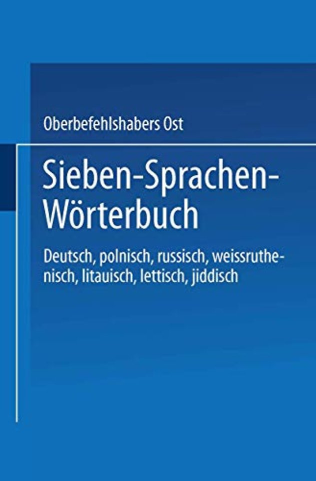 Sieben-Sprachen-Wörterbuch