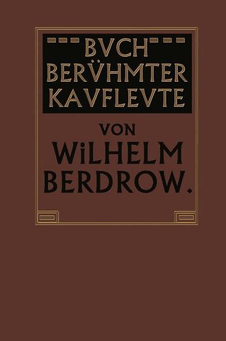 Buch Berühmter Kaufleute