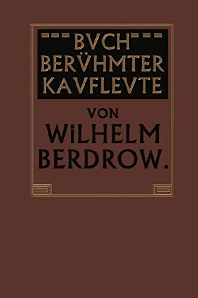 Buch Berühmter Kaufleute