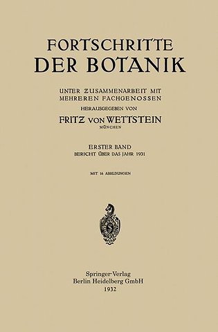 Fortschritte der Botanik