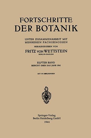 Fortschritte der Botanik