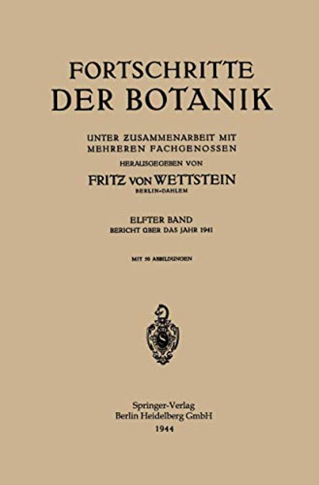 Fortschritte der Botanik