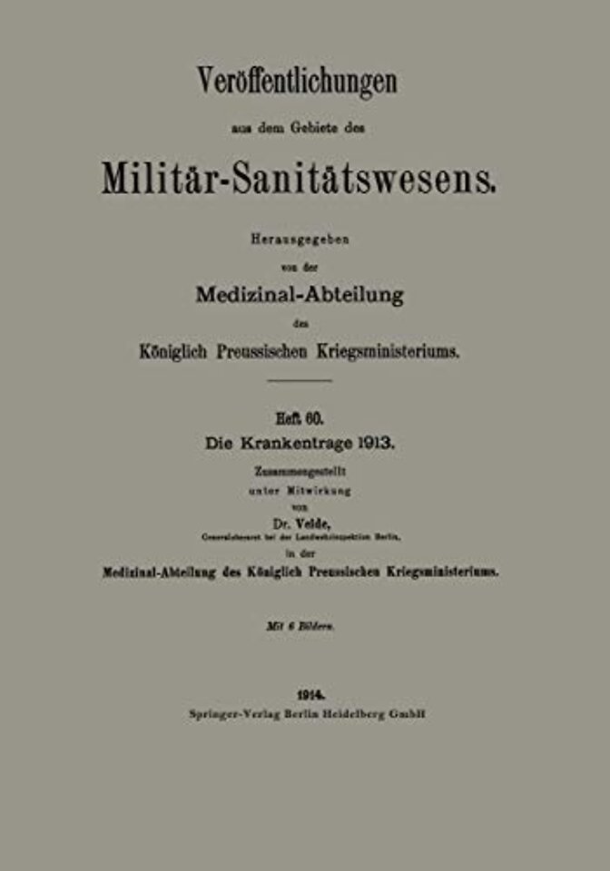 Die Krankentrage 1913