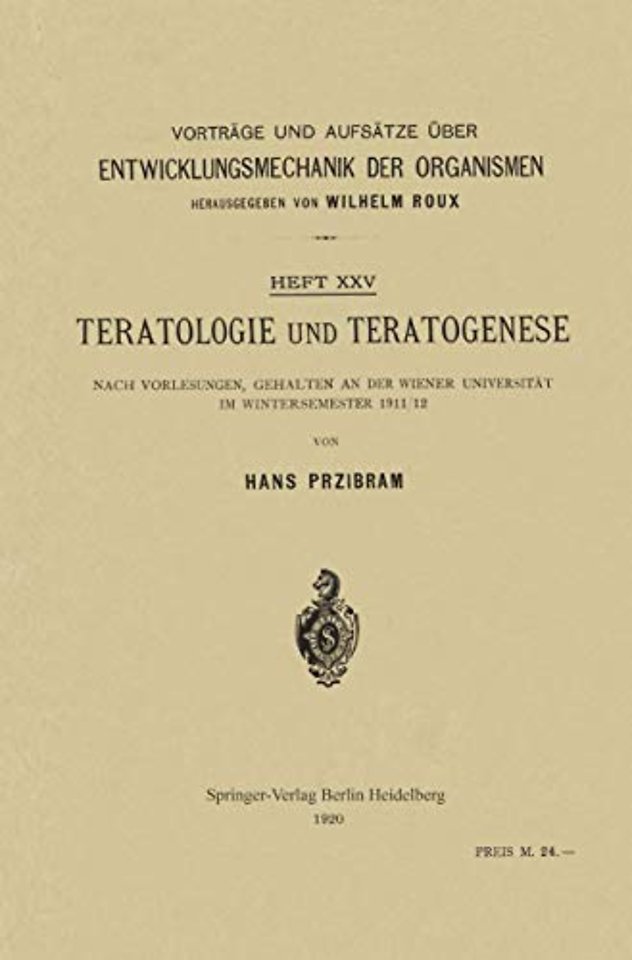 Teratologie und Teratogenese