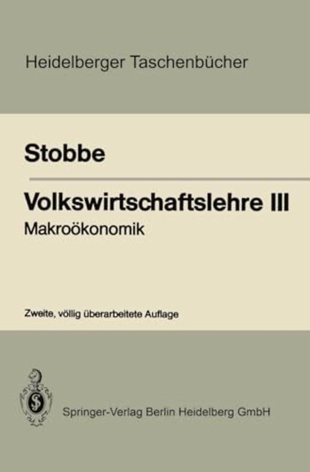 Volkswirtschaftslehre III