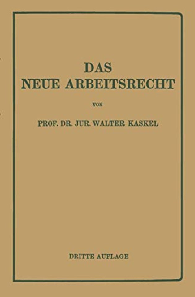Das Neue Arbeitsrecht