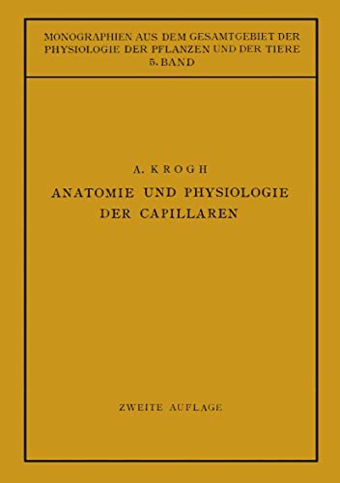 Anatomie und Physiologie der Capillaren