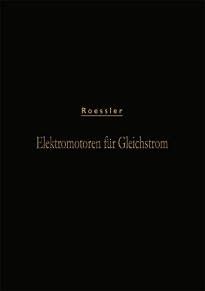 Elektromotoren für Gleichstrom