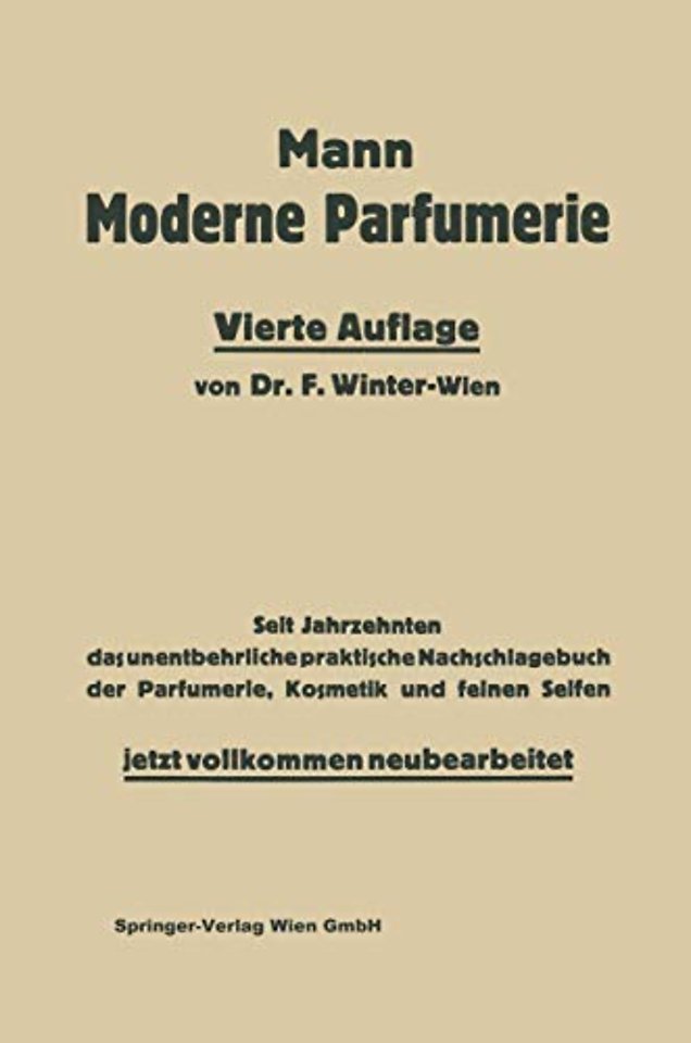 Die moderne Parfumerie