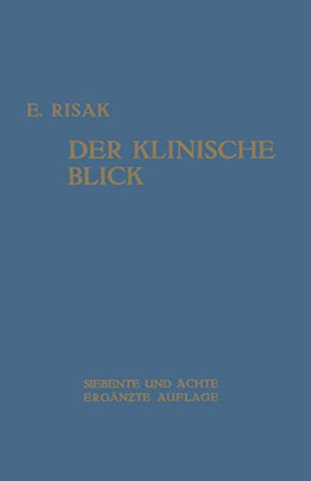Der Klinische Blick