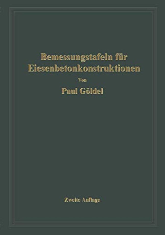 Bemessungstafeln für Eisenbetonkonstruktionen