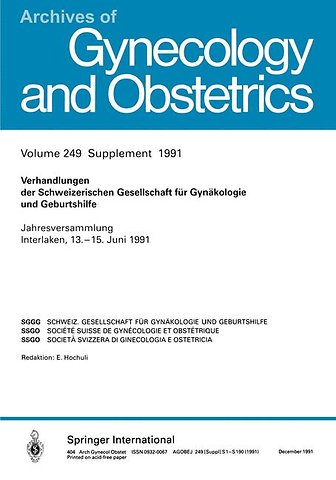 Verhandlungen der Schweizerischen Gesellschaft für Gynäkologie und Geburtshilfe