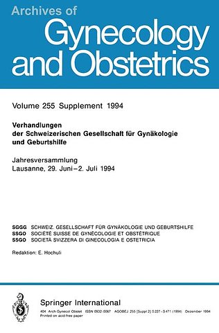 Verhandlungen der Schweizerischen Gesellschaft für Gynäkologie und Geburtshilfe