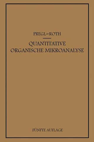 Quantitative Organische Mikroanalyse