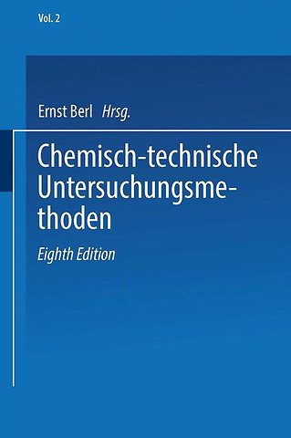 Chemisch-technische Untersuchungsmethoden