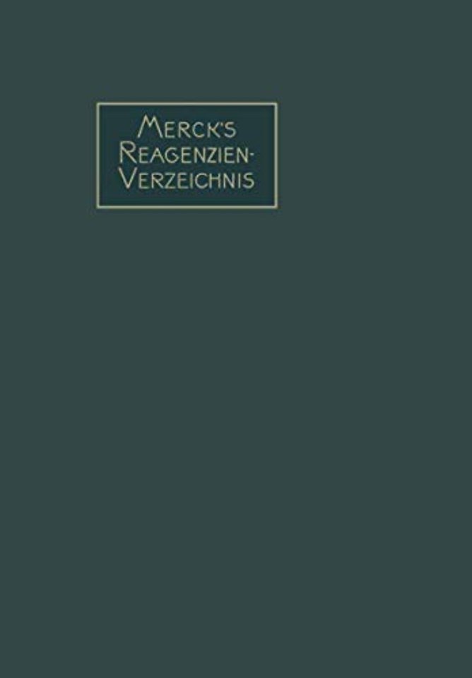 Merck’s Reagenzien-Verzeichnis