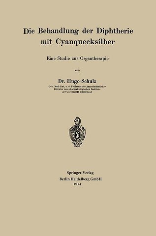Die Behandlung der Diphtherie mit Cyanquecksilber