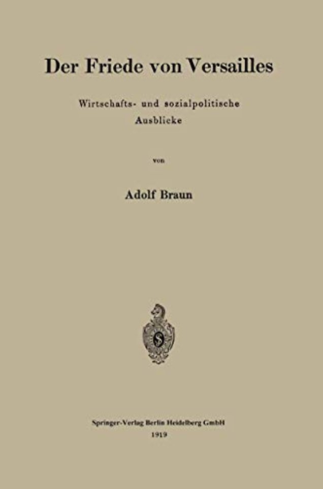 Der Friede von Versailles