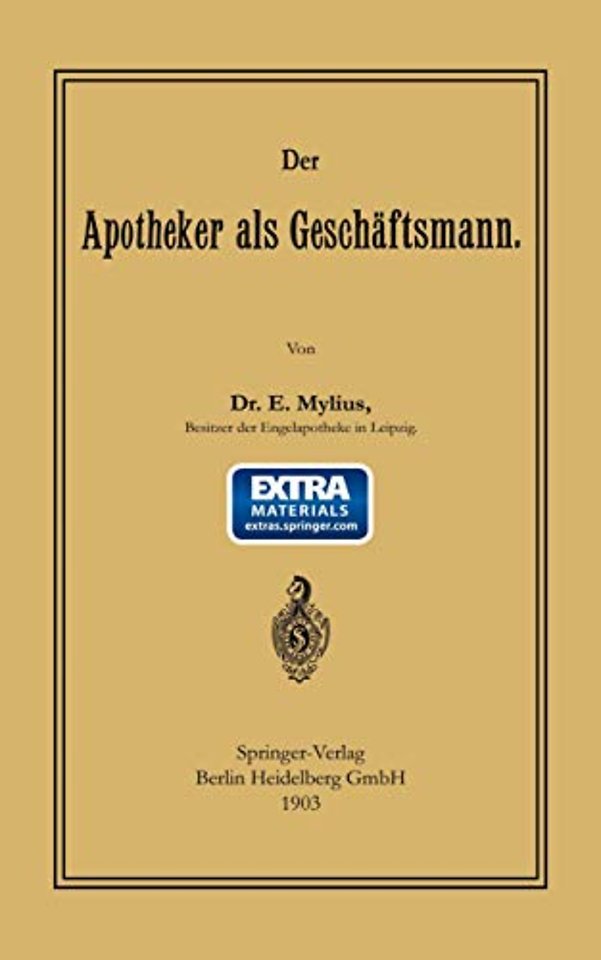 Der Apotheker als Geschäftsmann