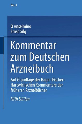 Kommentar zum Deutschen Arzneibuch