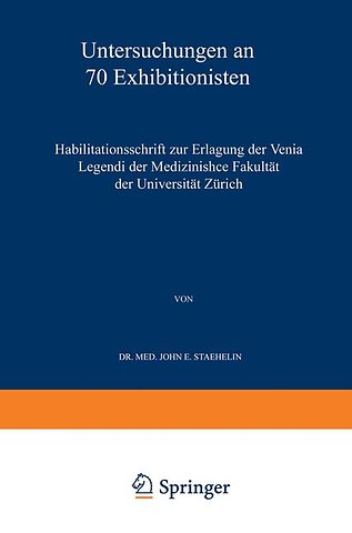 Untersuchungen an 70 Exhibitionisten