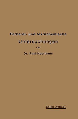 Färberei- und textilchemische Untersuchungen