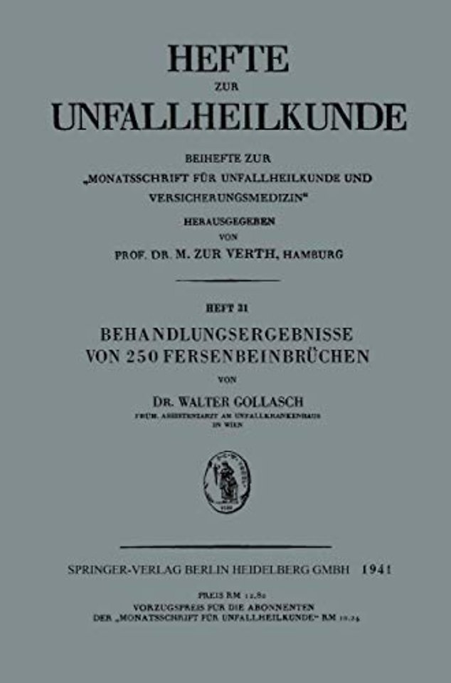 Behandlungsergebnisse von 250 Fersenbeinbrüchen