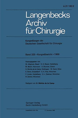 Langenbecks Archiv für Chirurgie