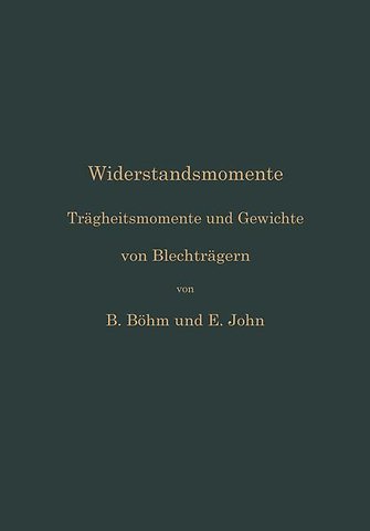Widerstandsmomente