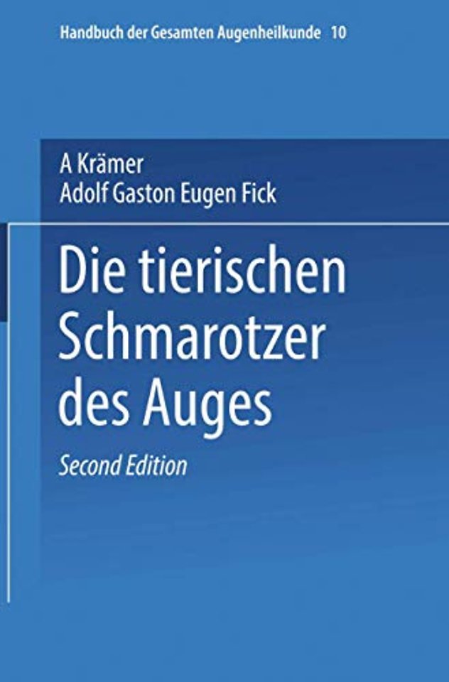 Die Tierischen Schmarotzer des Anges