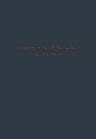 Proceedings of the 9th International Cancer Congress