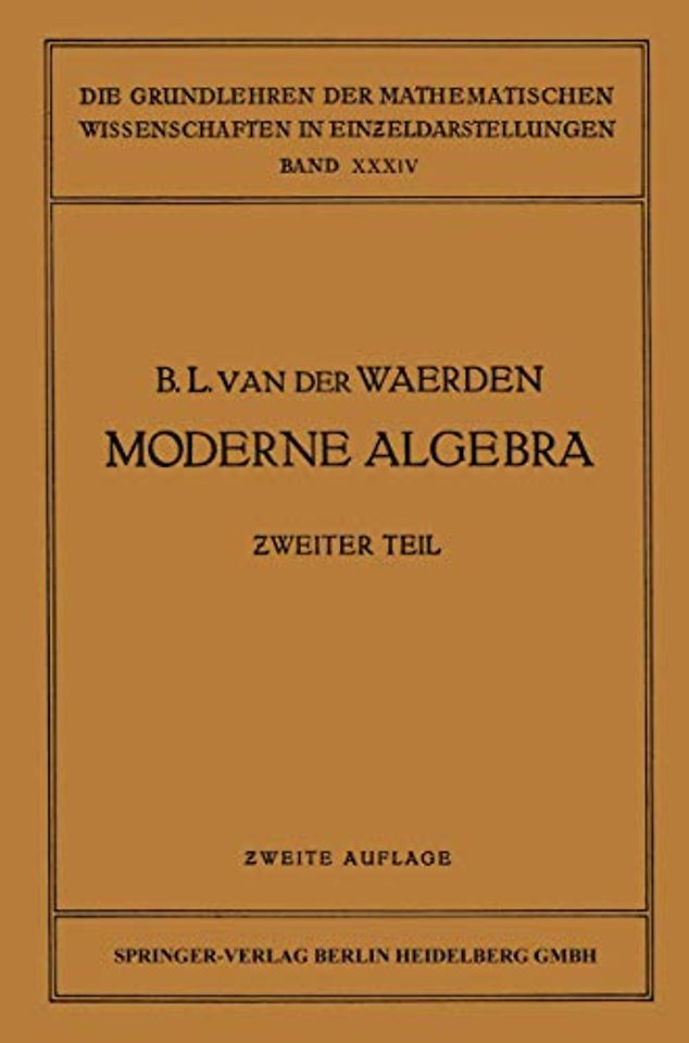 Moderne Algebra