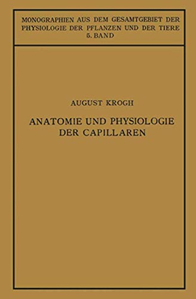 Anatomie und Physiologie der Capillaren