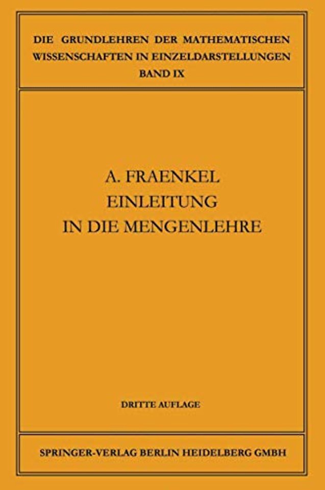 Einleitung in die Mengenlehre