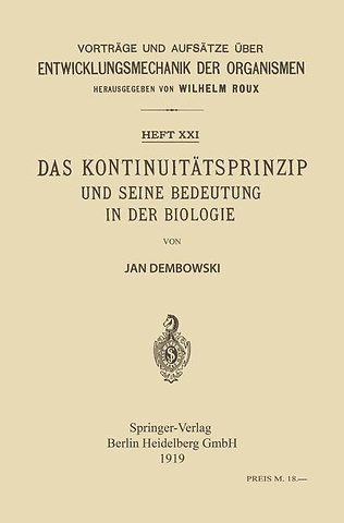 Das Kontinuitätsprinzip und seine Bedeutung in der Biologie