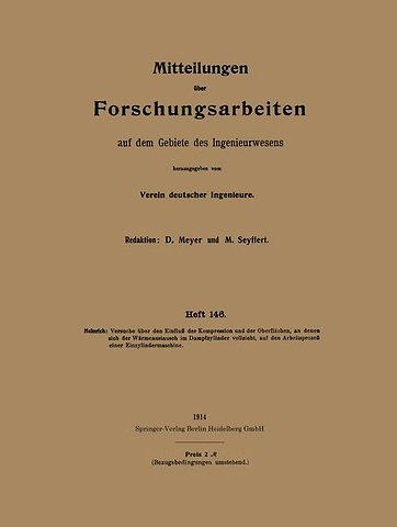 Mitteilungen über Forschungsarbeiten auf dem Gebiete des Ingenieurwesens